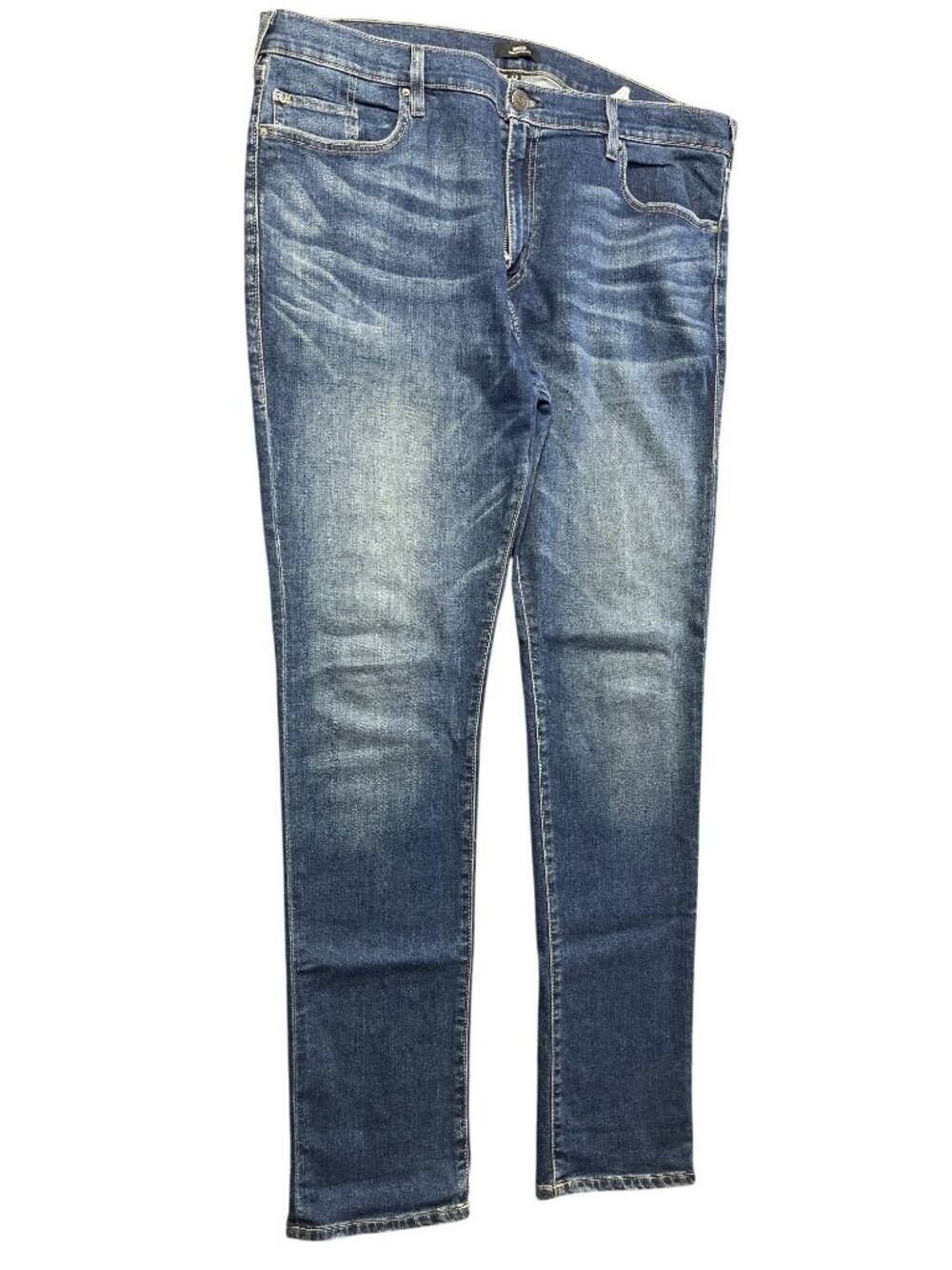 True Religion Rocco Mens Relaxed Skinny Jeans Size 40 x 34 .5 Blue Denim Cotton